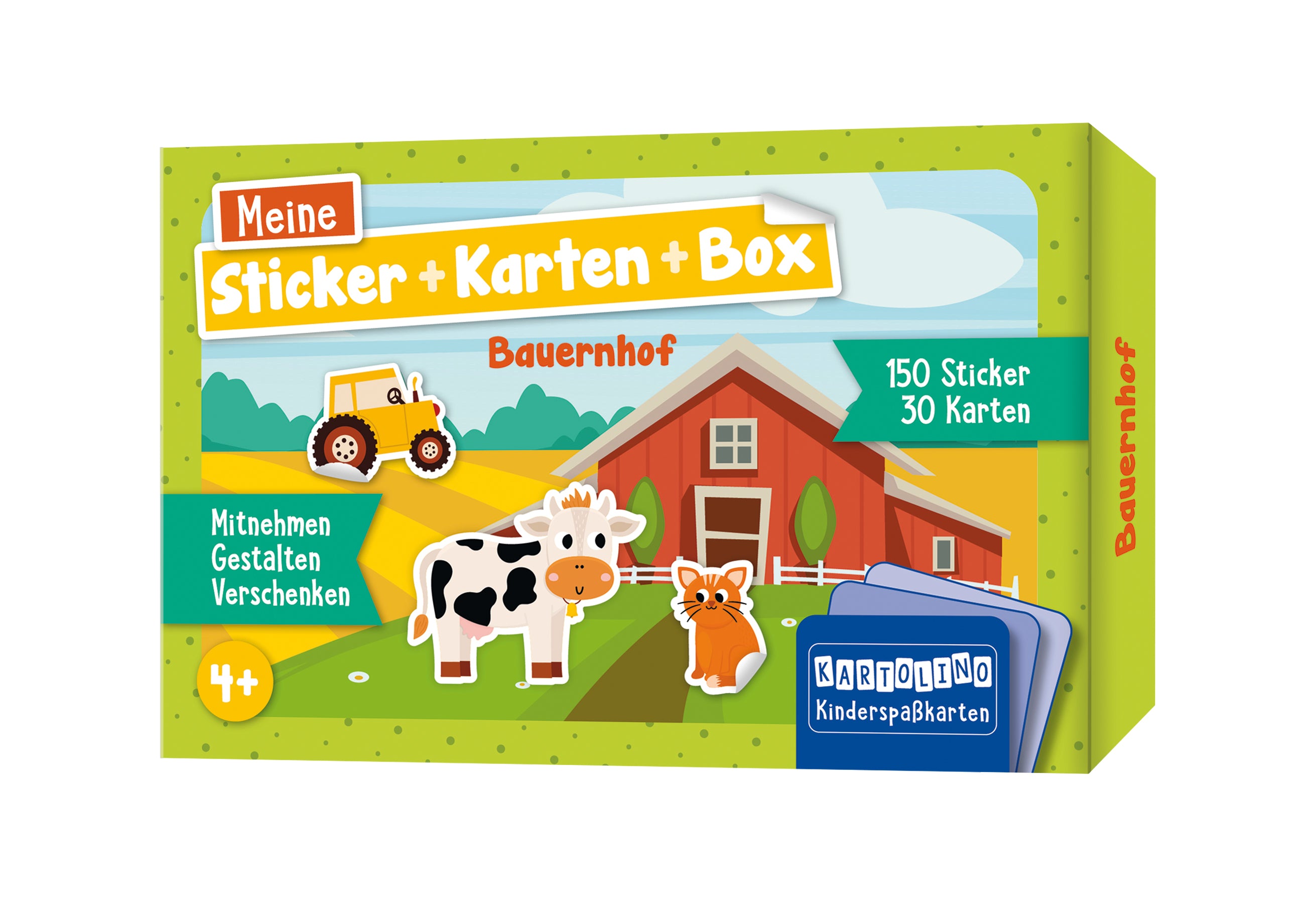 Meine Sticker + Karten + Box - Bauernhof