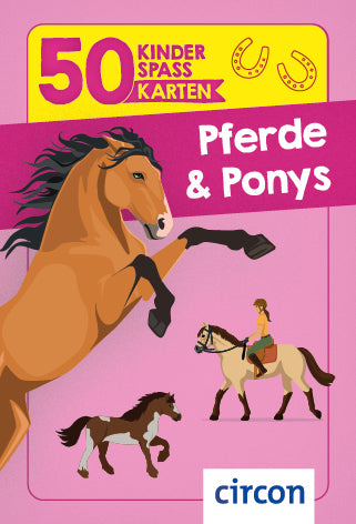 Pferde & Ponys - 50 Kinderspaßkarten