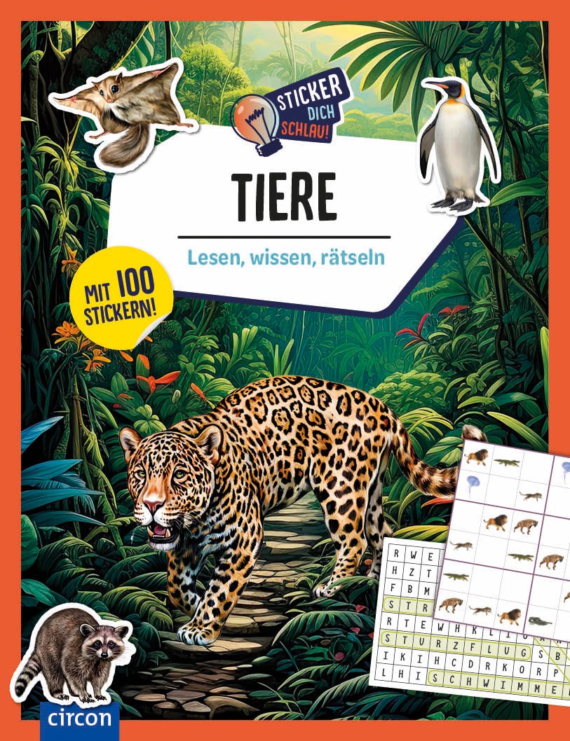 Sticker dich schlau! - Tiere
