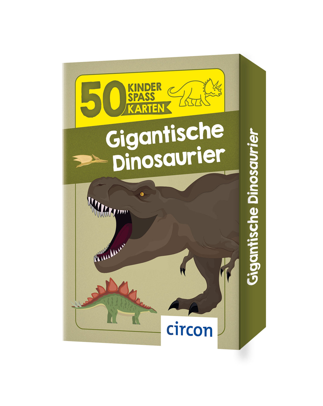 Gigantische Dinosaurier - 50 Kinderspaßkarten