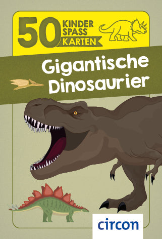 Gigantische Dinosaurier - 50 Kinderspaßkarten