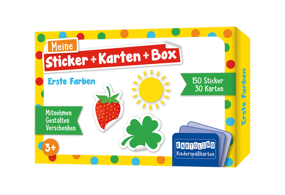 Meine Sticker + Karten + Box - Erste Farben