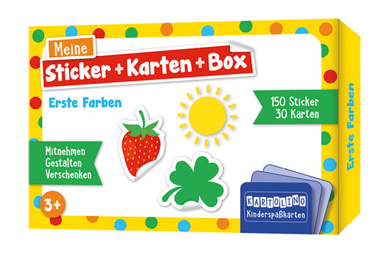 Meine Sticker + Karten + Box - Erste Farben