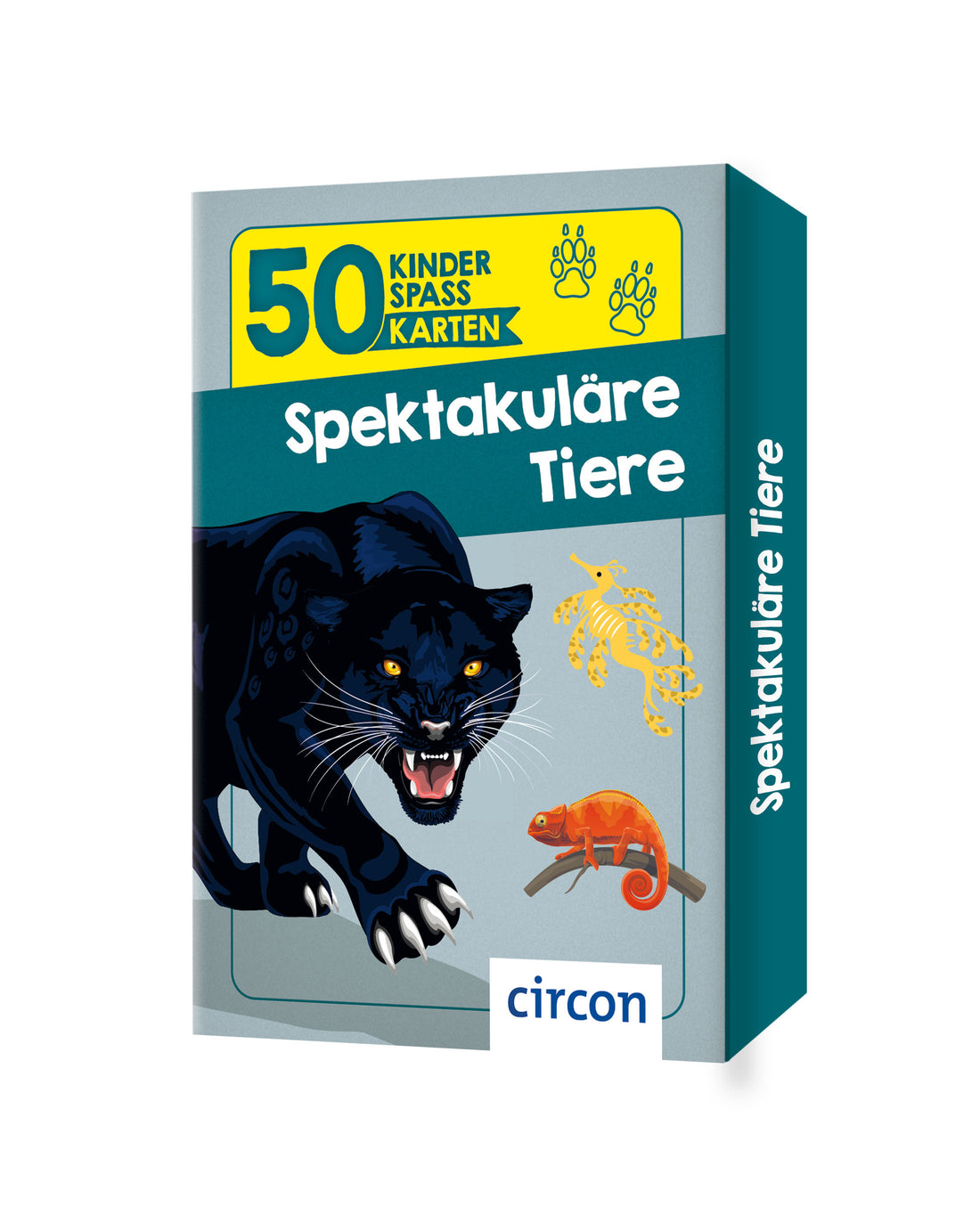 Spektakuläre Tiere - 50 Kinderspaßkarten