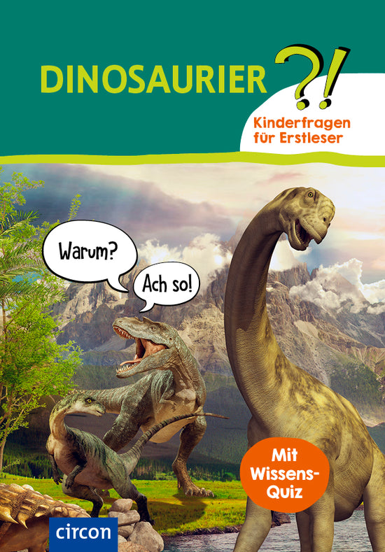 Dinosaurier: Kinderfragen für Erstleser