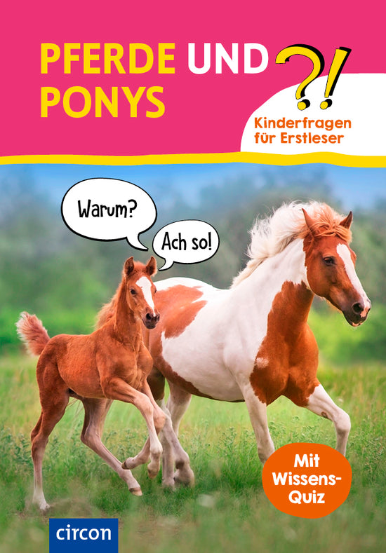 Pferde und Ponys: Kinderfragen für Erstleser